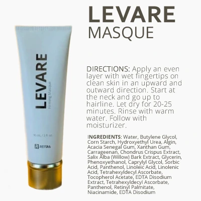 Levare masque direstions