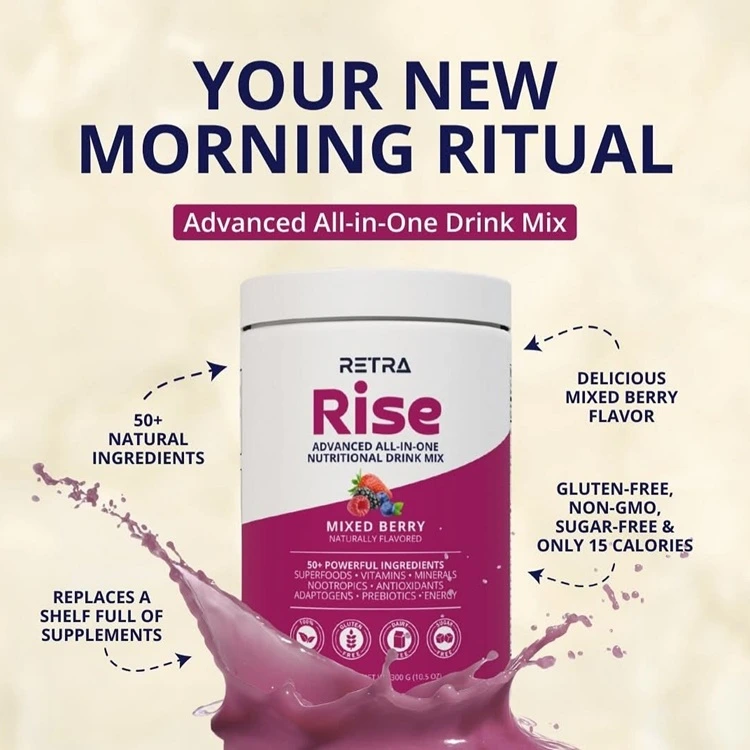 daily nutrition wellness drink mix for energy and health