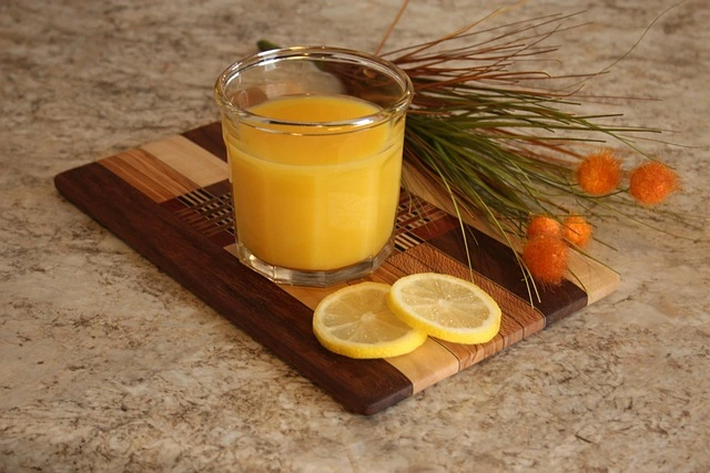 healthy morning nutrition routine with drink mix in natural light